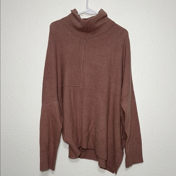 All Saints Wool Blend  Roll Neck Relaxed Fit Sweater L - Picture 1 of 8